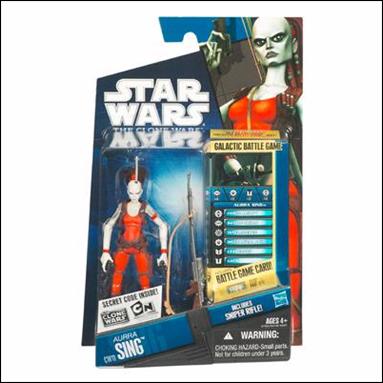 Star Wars: The Clone Wars Collection 3 3/4" Figures (2010) figure CW11 Aurra Sing