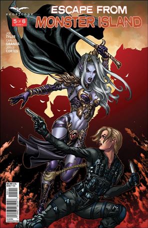 Escape from Monster Island issue 5 Sami Kivela Cover
