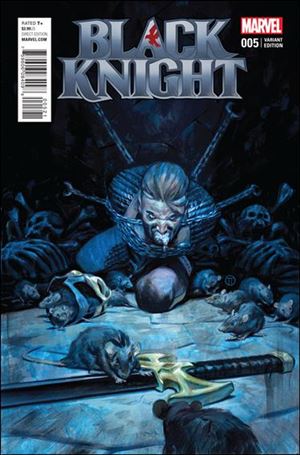 Black Knight (2016) issue 5-B In Chains Cover