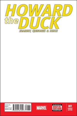 Howard the Duck (2015) issue 1-H Blank/Sketch Cover