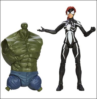 Marvel Legends Infinite: Spider-Man (Green Goblin Series) figure 3-D Skyline Sirens (Spider-Girl) Loose