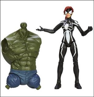 Marvel Legends Infinite: Spider-Man (Green Goblin Series) figure 3-D Skyline Sirens (Spider-Girl) Loose