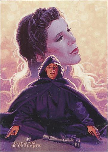 Star Wars: Shadows of the Empire (Base Set) card 54 Luke Becomes One with The Force