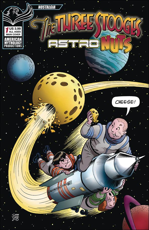 Three Stooges: Astro Nuts issue 1 Eric Shanower Cover