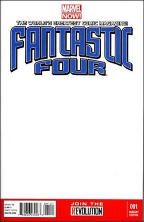 Fantastic Four (2013) issue 1-H Blank/Sketch Cover