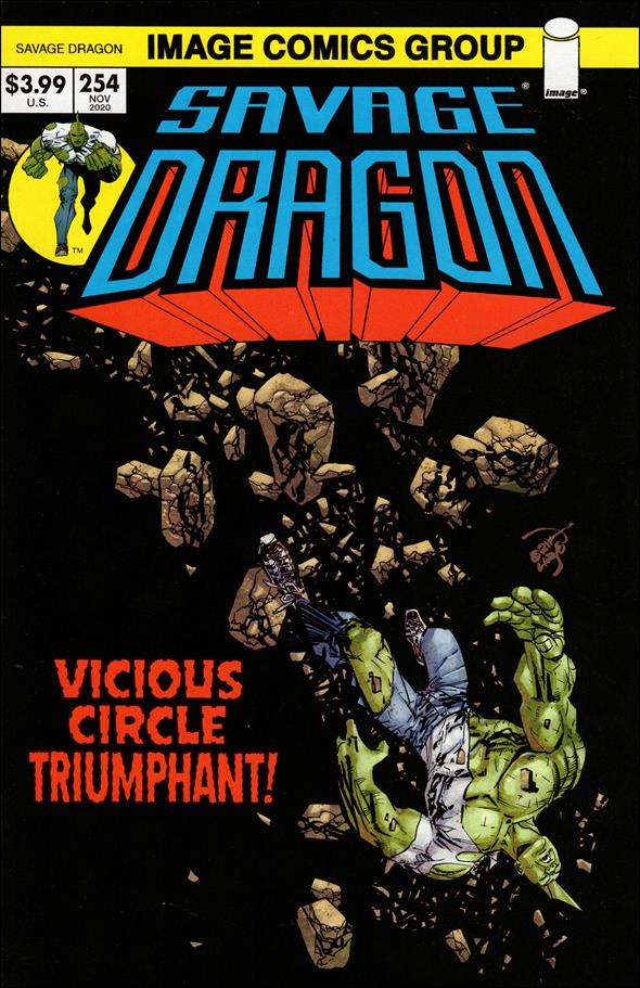 Savage Dragon (1993) issue 254-B Retro Trade Dress Cover