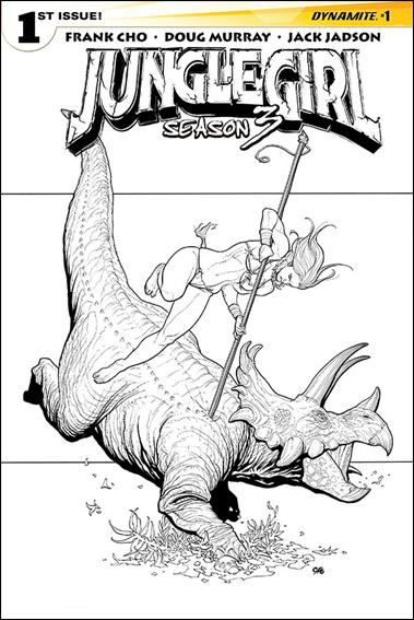 Jungle Girl Season 3 issue 1-C Black & White Cover 1:10