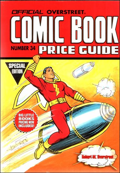 Official Overstreet Comic Book Price Guide issue 34 Joe Simon Captain Marvel Cover