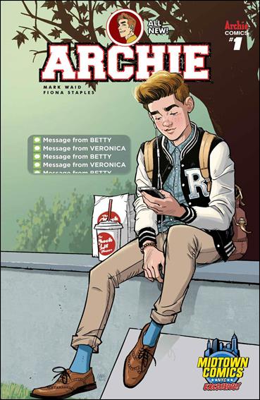 Archie (2015) issue 1-YL Cameron Stewart Midtown Comics Cover