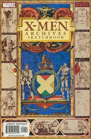 X-Men Archives Sketchbook Cover Image 1
