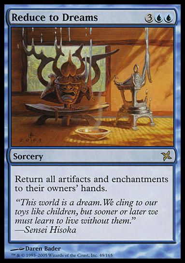 Magic the Gathering: Betrayers of Kamigawa (Base Set) card 49 Reduce to Dreams