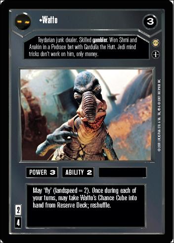 Star Wars: Tatooine Limited (Base Set) card 11 Watto