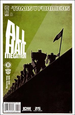 Transformers: All Hail Megatron issue 11-B Trevor Hutchison Cover