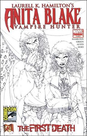 Laurell K. Hamilton's Anita Blake - Vampire Hunter: The First Death issue 1-B San Diego Comic-Con Sketch Cover