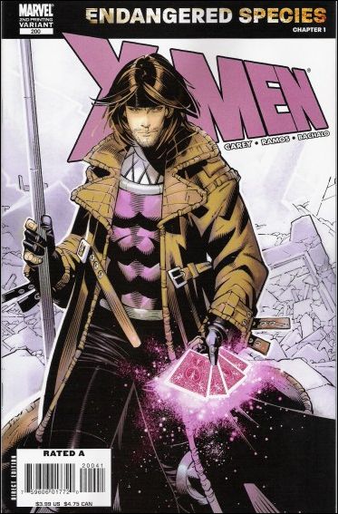 X-Men (1991) issue 200-D Chris Bachalo "Gambit" Cover (2nd Printing)