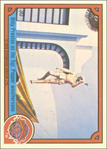 Sgt. Pepper's Lonely Hearts Club Band (Base Set) card 30 Billy Preston as the Sgt. Pepper weathervane