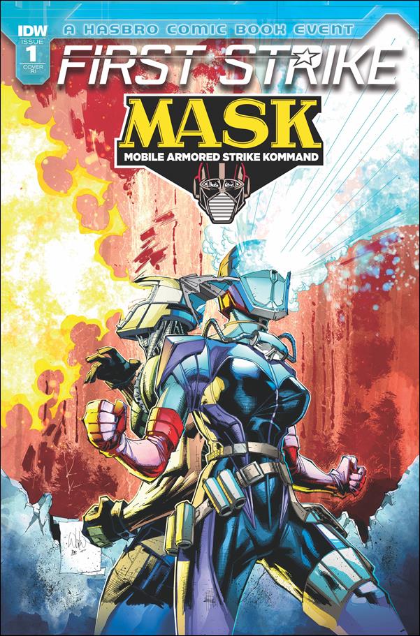 M.A.S.K. First Strike issue 1-C Whilce Portacio 1:10  Cover