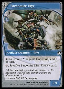 Magic the Gathering: Future Sight (Base Set) card 56 Sarcomite Myr