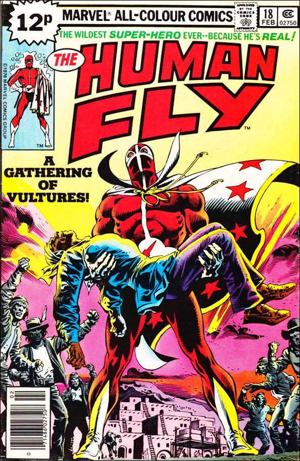 Human Fly issue 18-B UK Price Cover