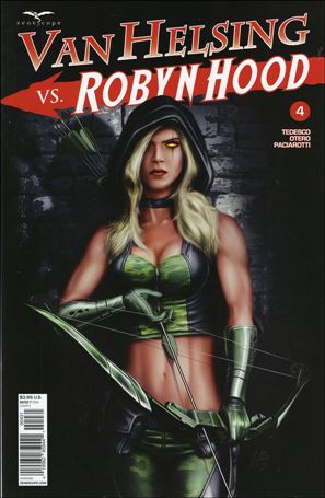 Van Helsing vs Robyn Hood issue 4-C Richard Williams Cover