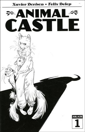Animal Castle issue 1-F Felix Delep 1:30 Black & White Cover
