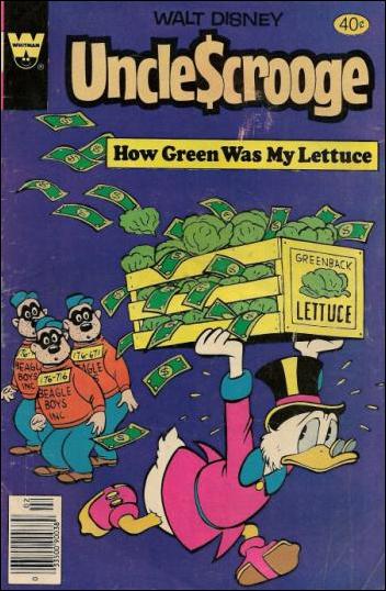 Walt Disney's Uncle Scrooge issue 173-B Whitman Cover