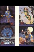 1995 Fleer Ultra X-Men (Promo) card NN 6 4 Card Promo Panel - Cards #'d 14, 98, 94, 99