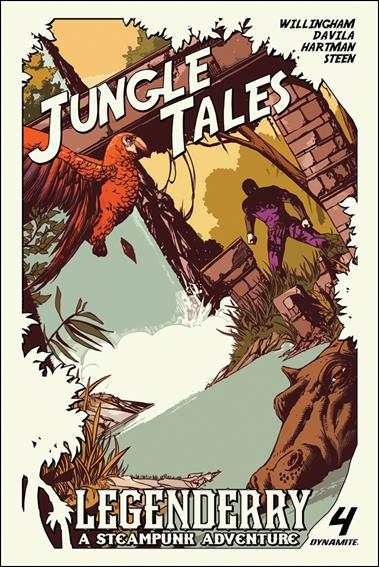 Legenderry: A Steampunk Adventure issue 4-D Johnny Desjardins 1:100 Travelogue Cover