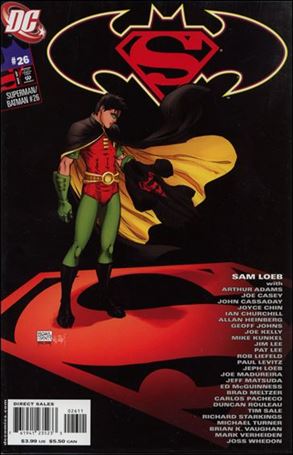 Superman/Batman issue 26-B Robin Cover