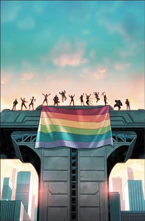 Teen Titans Academy issue 4-C Pride Month Cardstock Cover