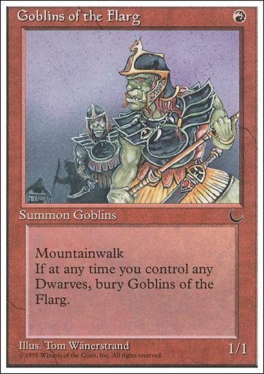 Magic the Gathering: Chronicles (Base Set) card 51 Goblins of the Flarg