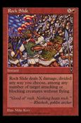 Magic the Gathering: Visions (Base Set) card 92 Rock Slide