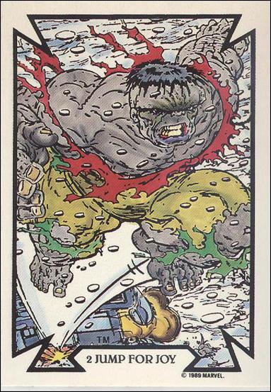Todd McFarlane Super Heroes: Series 1 (Base Set) card 2 Jump for Joy