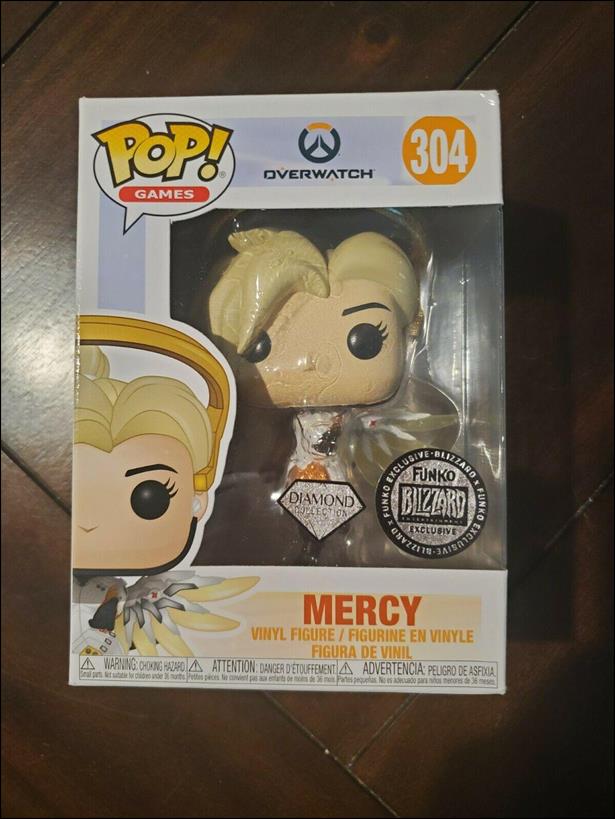 POP! Games figure 304-C Mercy (Diamond Funko Blizzard Exclusive)