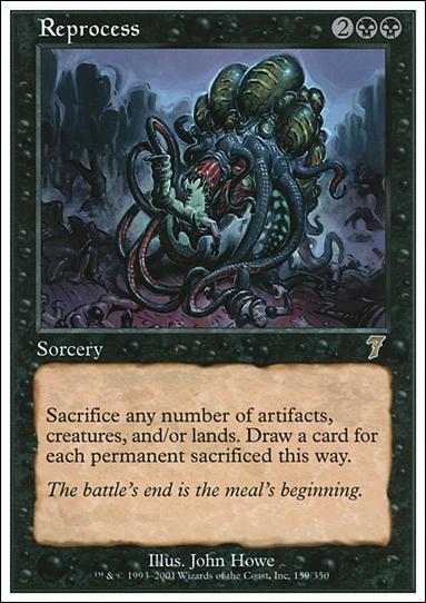 Magic the Gathering: 7th Edition (Base Set) card 159 Reprocess