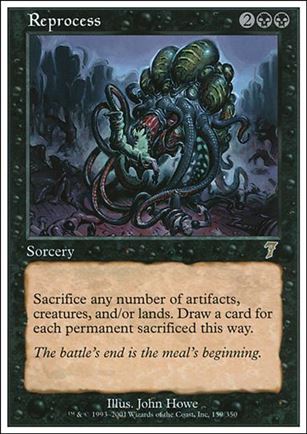 Magic the Gathering: 7th Edition (Base Set) card 159 Reprocess