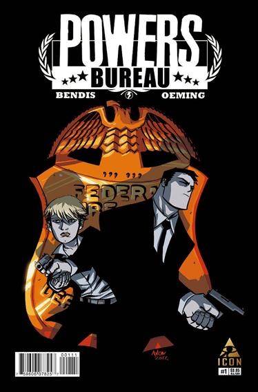 Powers: The Bureau issue 1 Michael Avon Oeming Cover