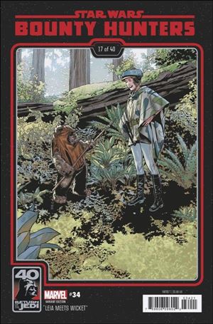 Star Wars: Bounty Hunters issue 34-C Chris Sprouse ROTJ 40th Anniversary Cover