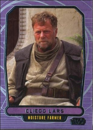 Star Wars Galactic Files (Base Set) card 44 Cliegg Lars Moisture Farmer
