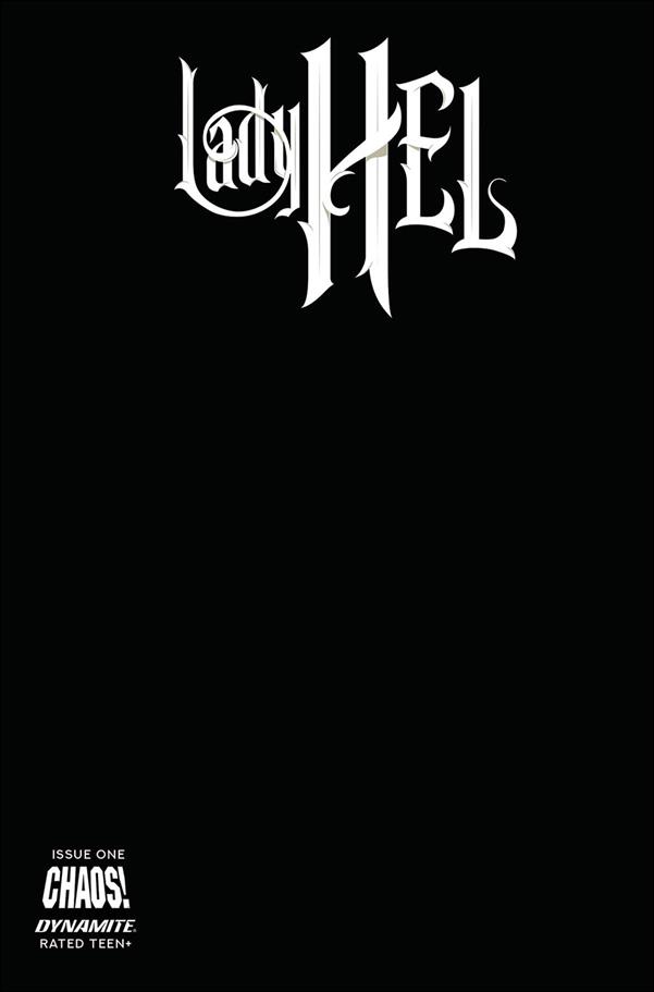 Lady Hel issue 1-F Black Blank Authentix Cover