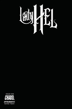 Lady Hel issue 1-F Black Blank Authentix Cover