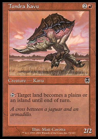 Magic the Gathering: Apocalypse (Base Set) card 71 Tundra Kavu