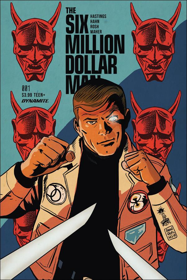 Six Million Dollar Man (2019) issue 1-C Francesco Francavilla Cover