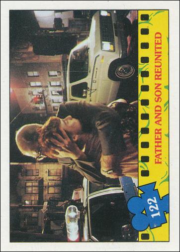 Teenage Mutant Ninja Turtles Movie (Base Set) card 122 Father and Son Reunited