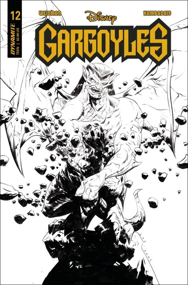 Gargoyles (2022) issue 12-R Jae Lee 1:7 FOC Line Art Cover