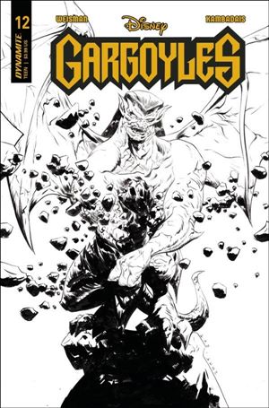 Gargoyles (2022) issue 12-R Jae Lee 1:7 FOC Line Art Cover