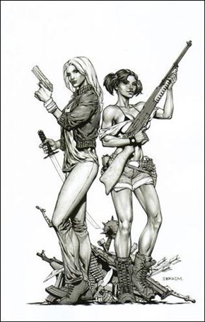 Freelancers issue 1.00-G Ibraim Roberson Virgin Black & White Cover