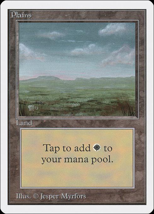 Magic the Gathering: Unlimited (Base Set) card 288-C Plains