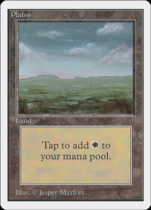 Magic the Gathering: Unlimited (Base Set) card 288-C Plains