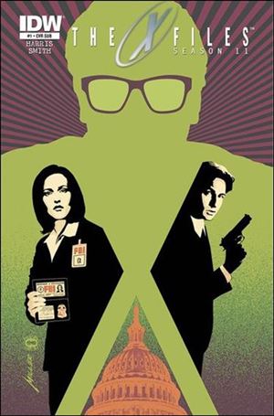 X-Files: Season 11 issue 1-C Bryan Miller Subscription Cover